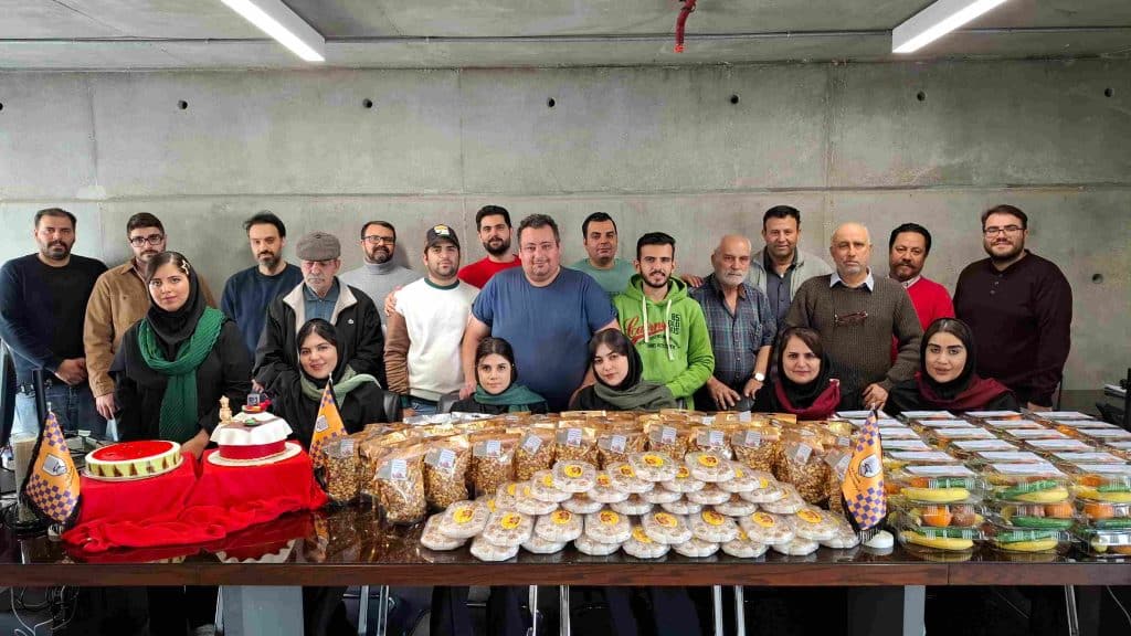 مراسم شب یلدا در آزما بتن