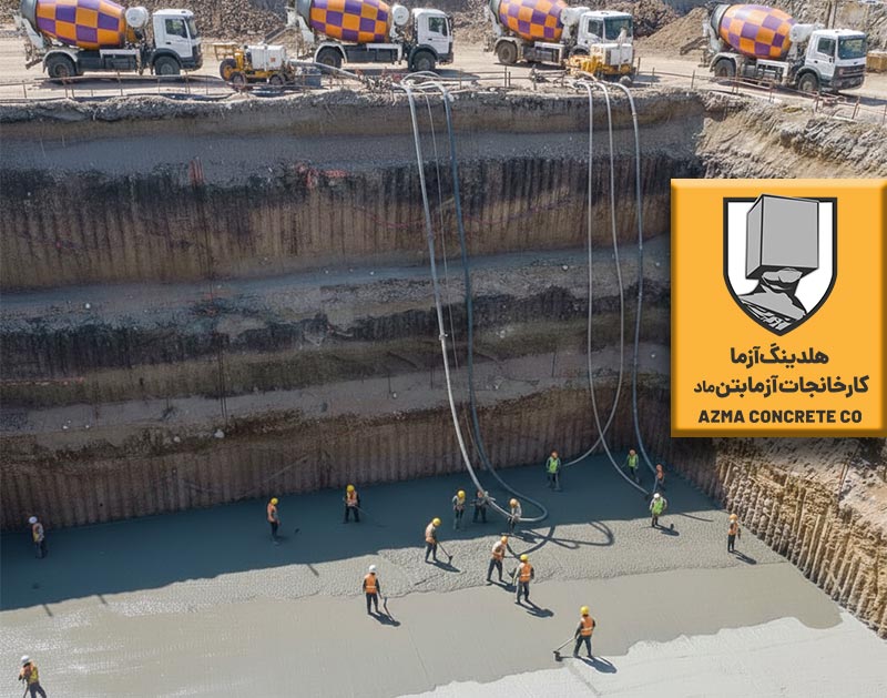 شمشه کشی بتن مگر