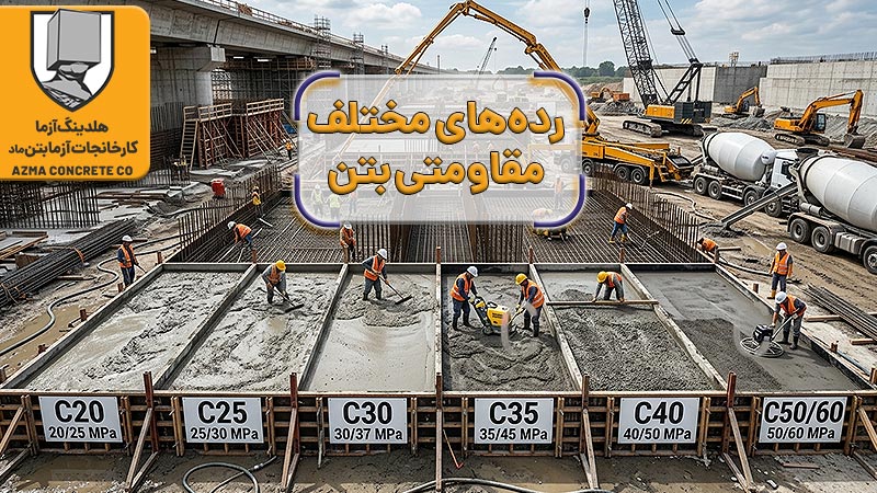 رده یا کلاس مقاومتی بتن چیست؟ (راهنمای جامع مهندسی بتن) 1 رده مقاومتی بتن چیست