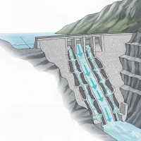 ساخت سد بتنی ثقلی با بتن درشت‌متخلخل